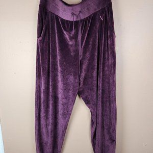 Victoria's Secret plum velour joggers